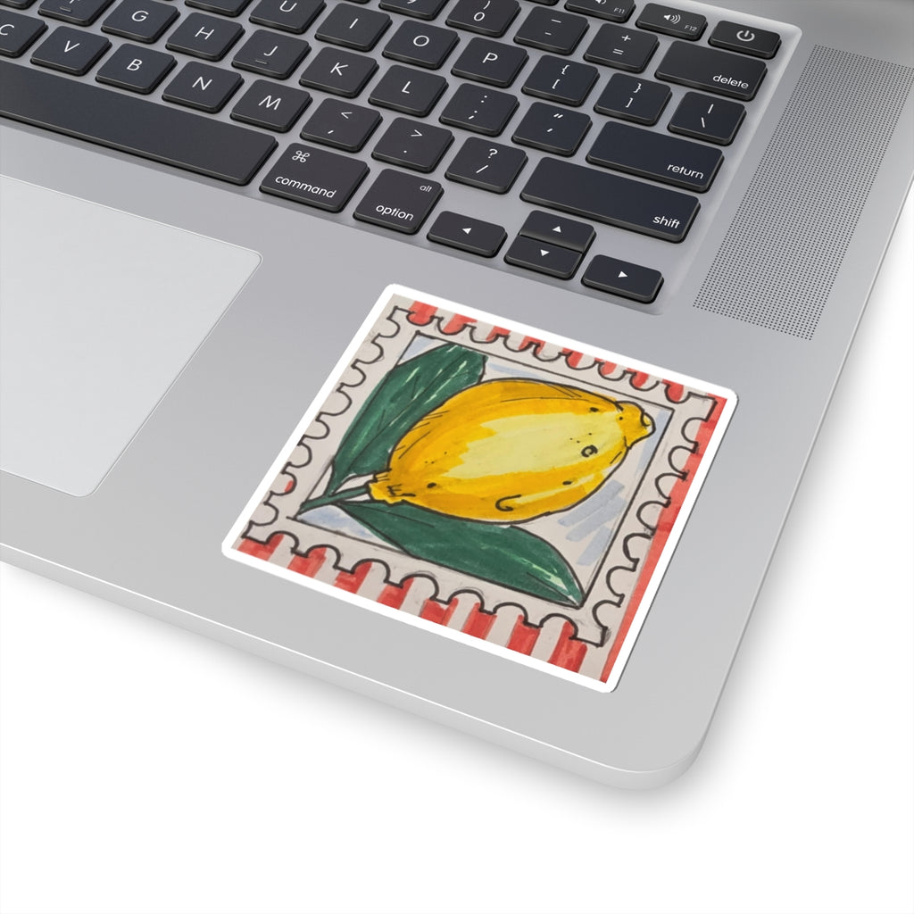 Lemon Stamp Sticker