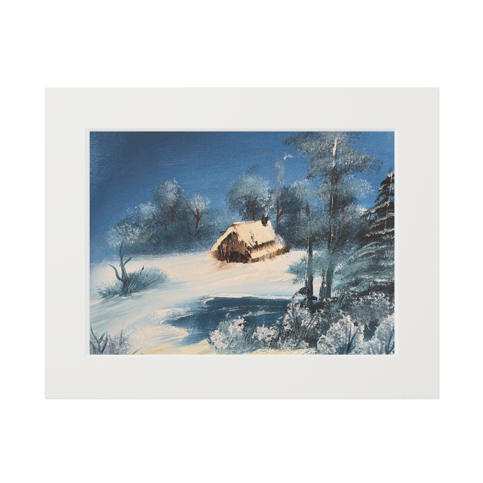 Isolated Cabin-Fine Art Print