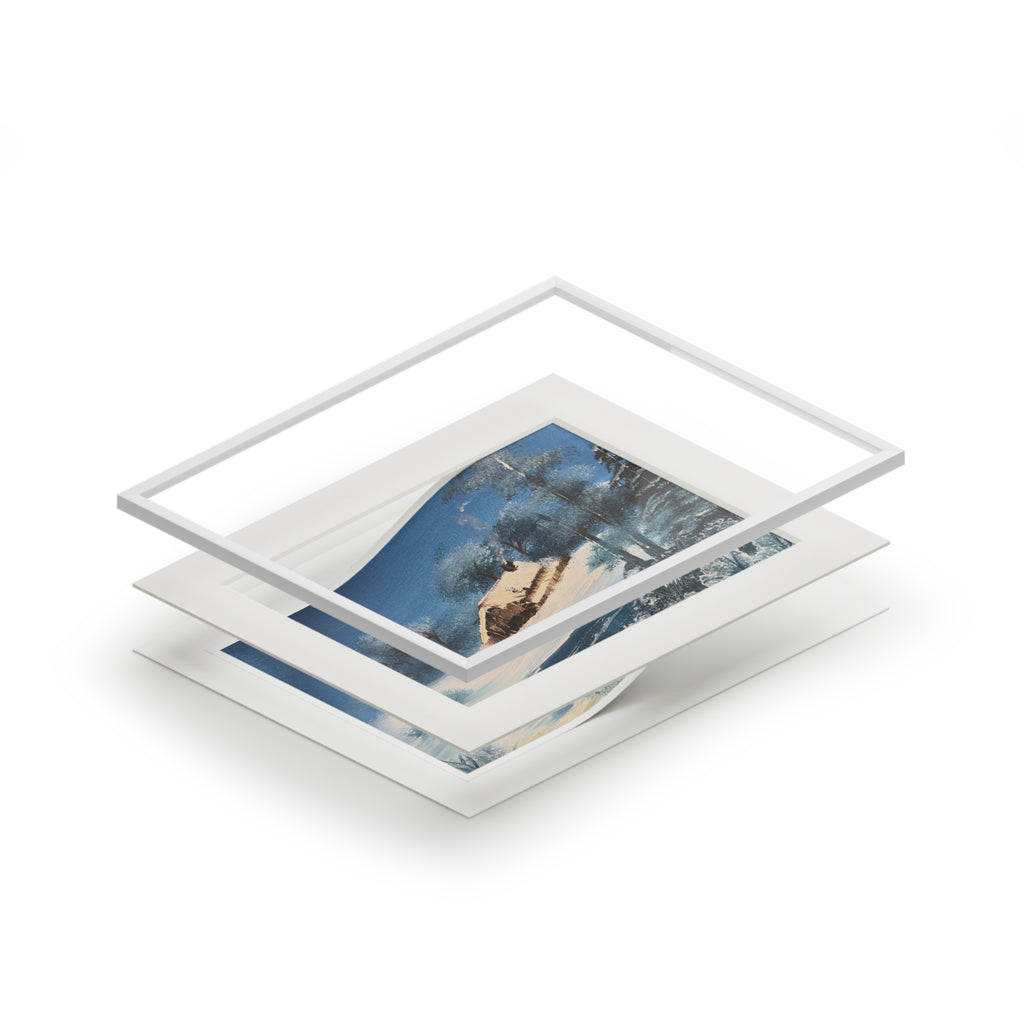 Isolated Cabin-Fine Art Print