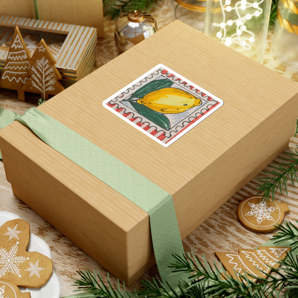 Lemon Stamp Sticker