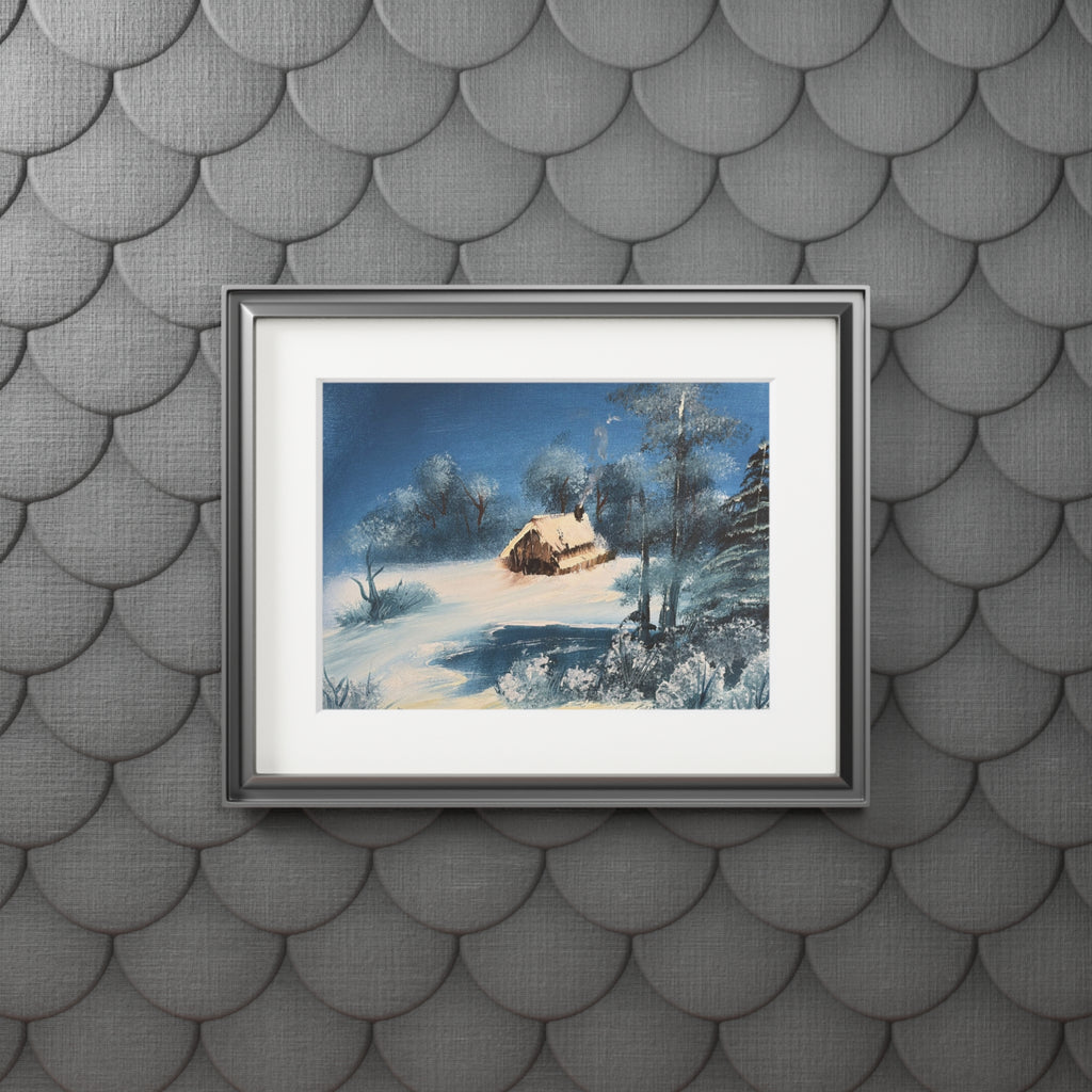 Isolated Cabin-Fine Art Print