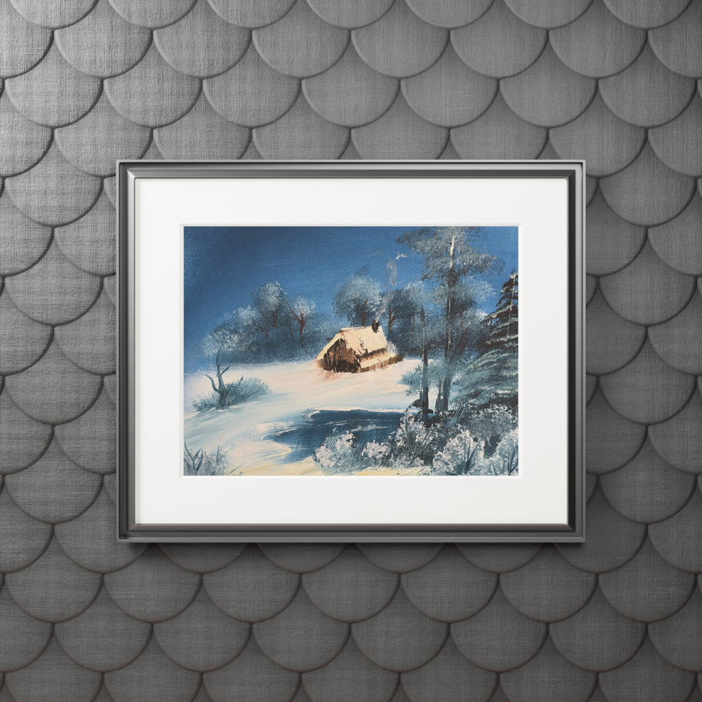 Isolated Cabin-Fine Art Print