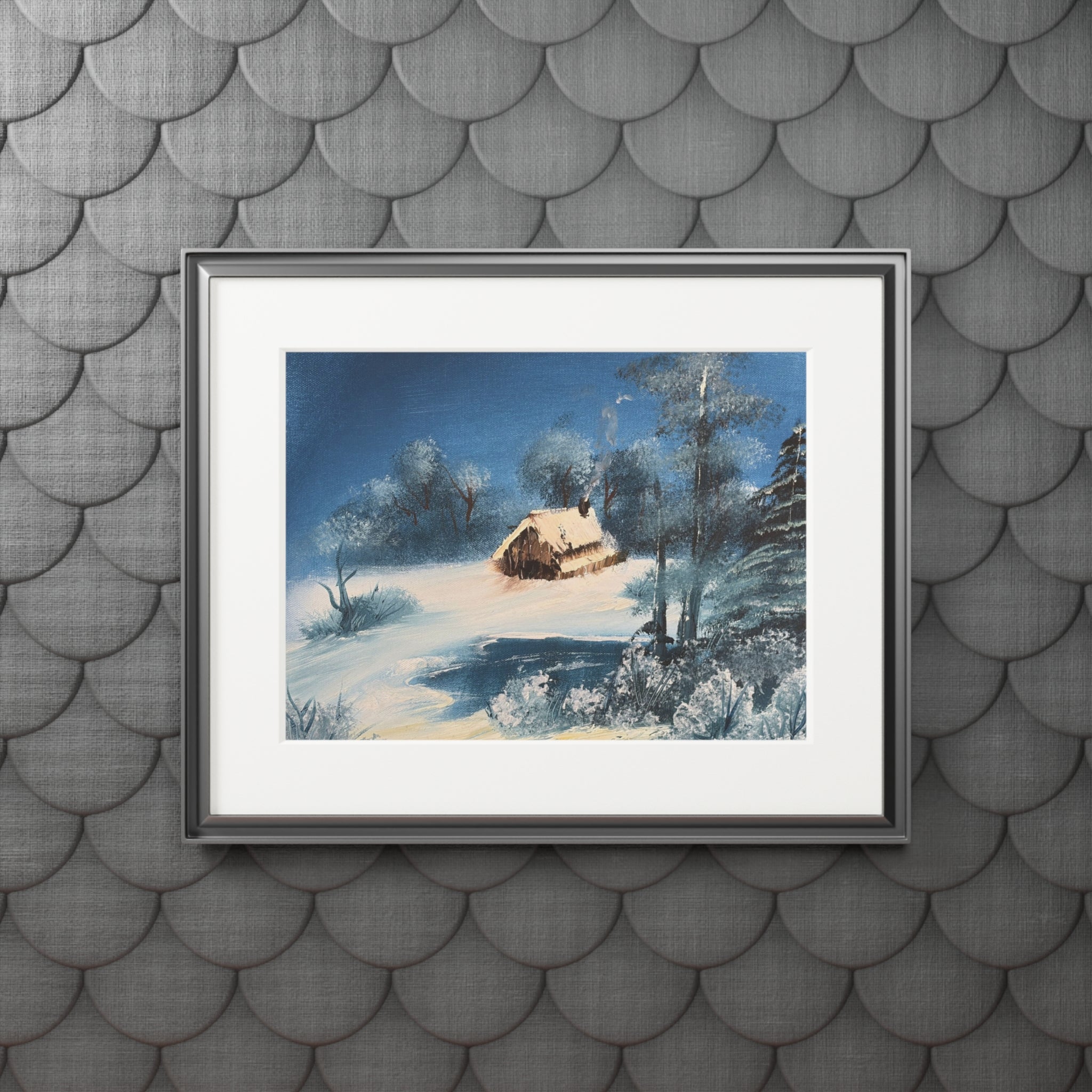 Isolated Cabin-Fine Art Print