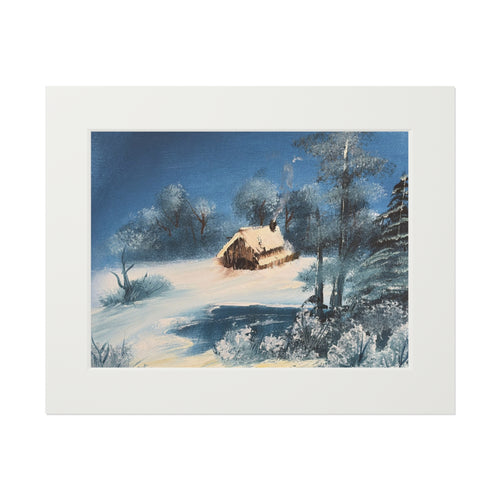 Isolated Cabin-Fine Art Print