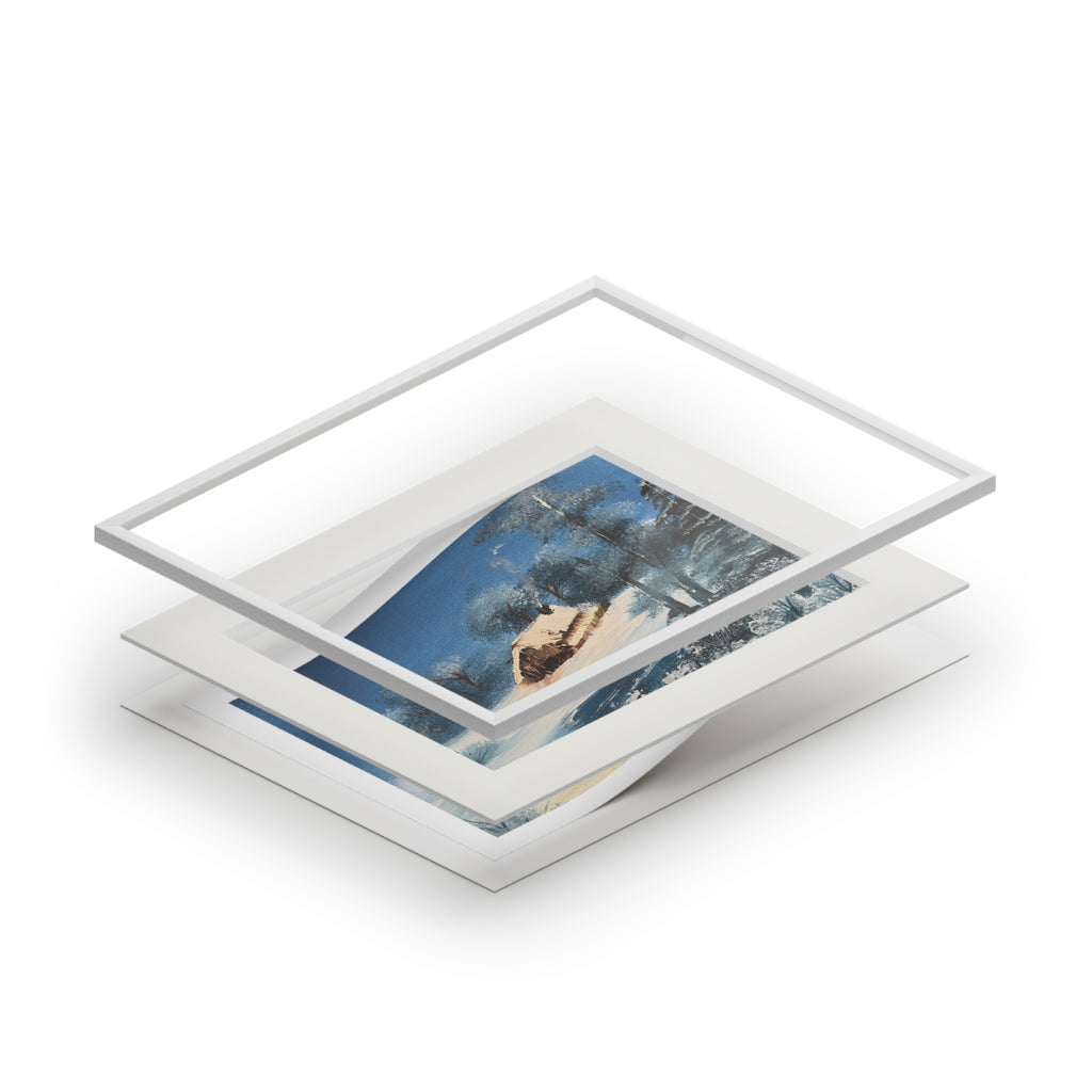Isolated Cabin-Fine Art Print