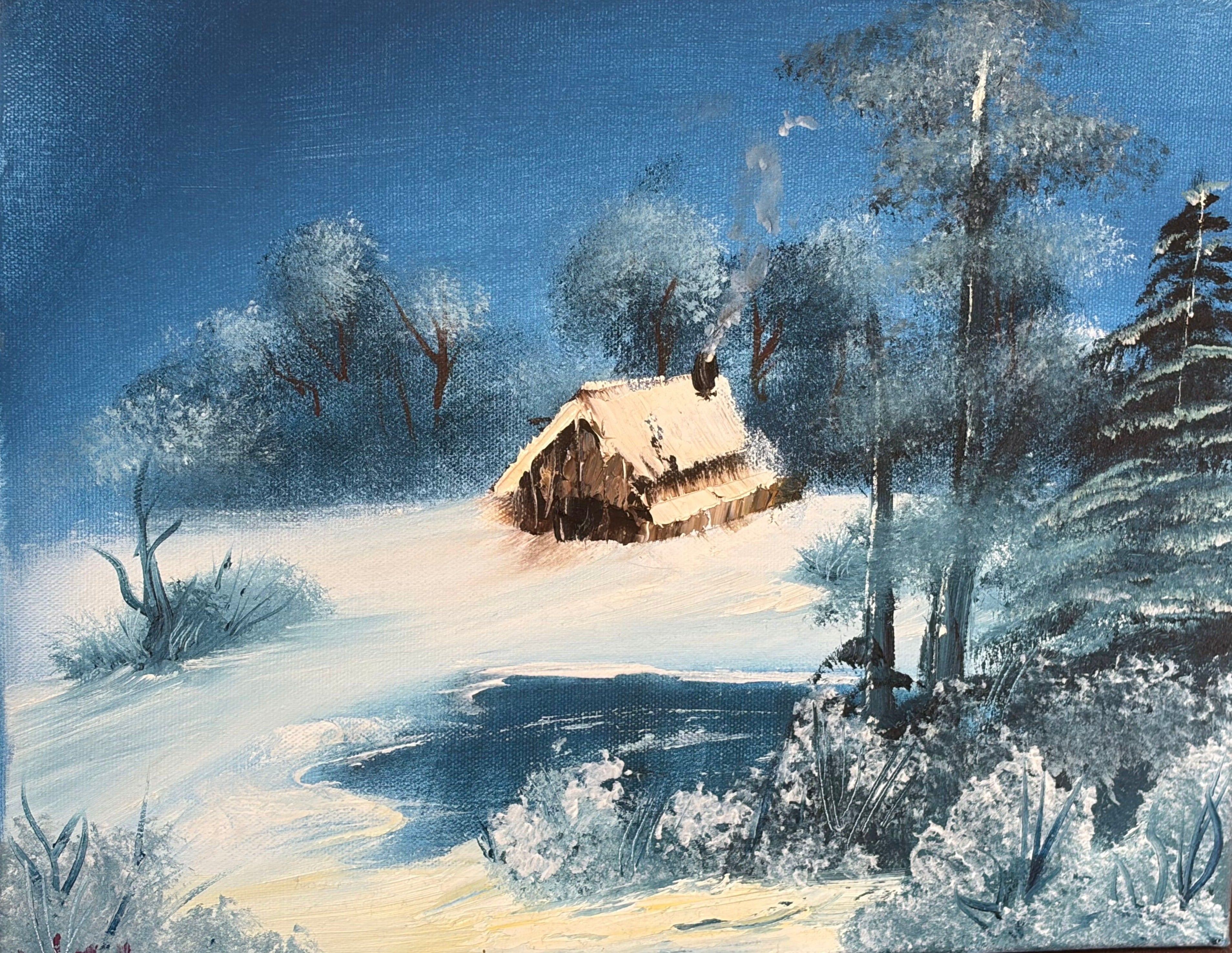 Isolated Cabin-Fine Art print