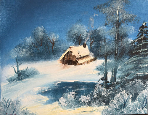 Isolated Cabin-Fine Art print